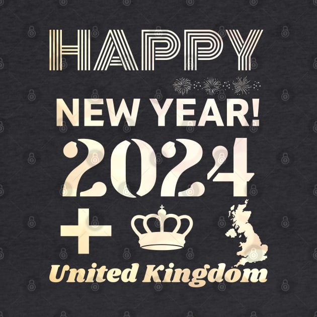 Happy New Year 2024 United Kingdom by Jimmynice